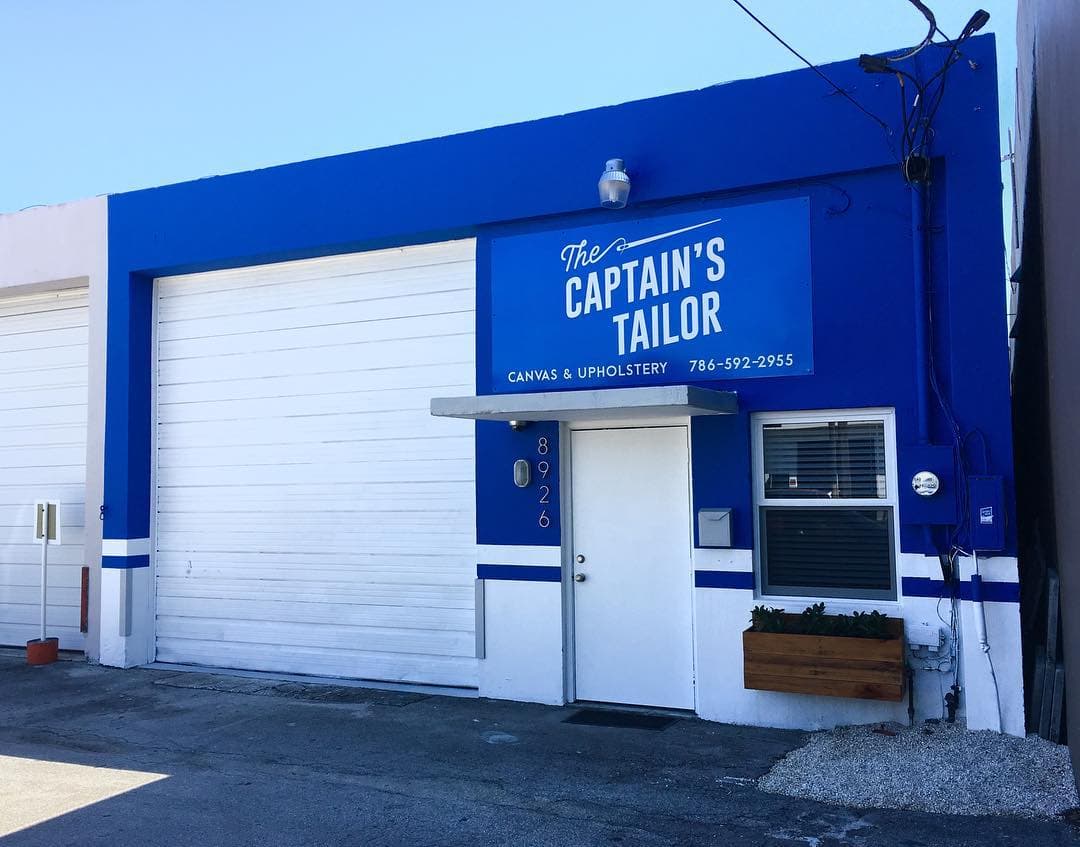 The Captain's Tailor shopfront in Miami